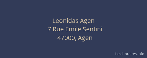 Leonidas Agen