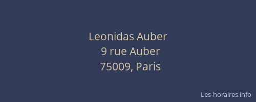 Leonidas Auber