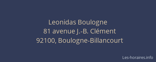 Leonidas Boulogne