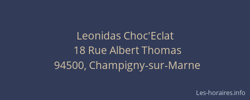 Leonidas Choc'Eclat