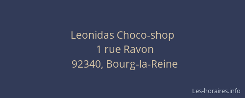Leonidas Choco-shop