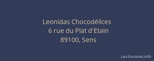 Leonidas Chocod&eacute;lices