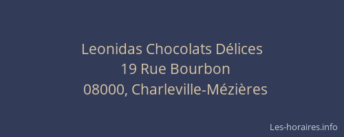 Leonidas Chocolats Délices
