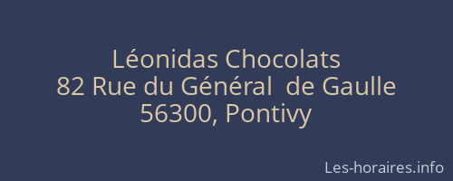 Léonidas Chocolats