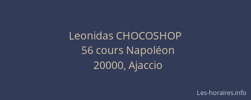 Leonidas CHOCOSHOP