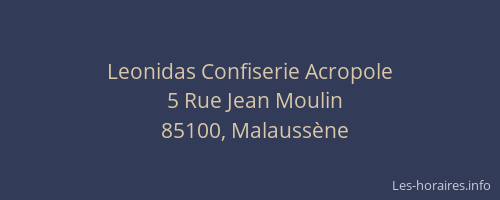 Leonidas Confiserie Acropole