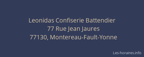 Leonidas Confiserie Battendier