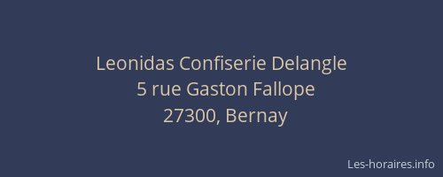 Leonidas Confiserie Delangle