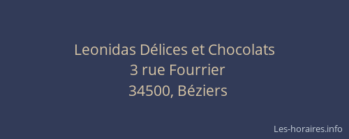Leonidas Délices et Chocolats