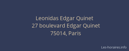 Leonidas Edgar Quinet