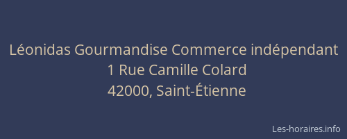 Léonidas Gourmandise Commerce indépendant