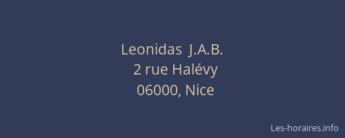 Leonidas  J.A.B.