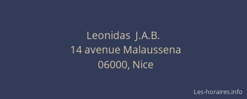 Leonidas  J.A.B.