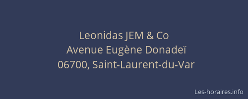 Leonidas JEM & Co