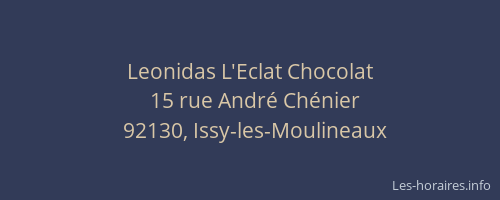 Leonidas L'Eclat Chocolat