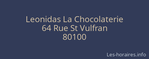 Leonidas La Chocolaterie
