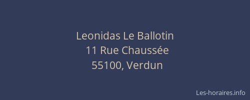 Leonidas Le Ballotin