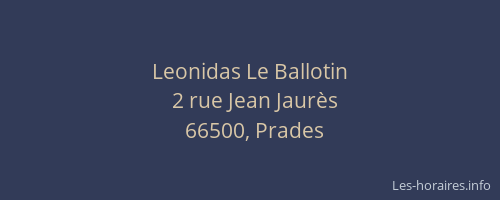 Leonidas Le Ballotin