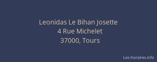 Leonidas Le Bihan Josette