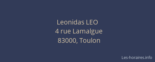 Leonidas LEO