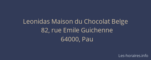 Leonidas Maison du Chocolat Belge