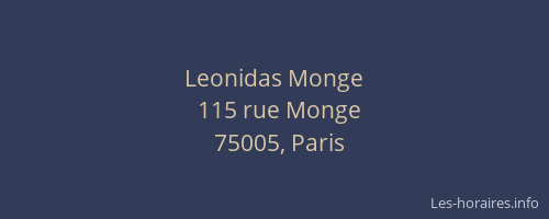 Leonidas Monge