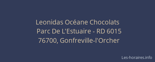 Leonidas Océane Chocolats