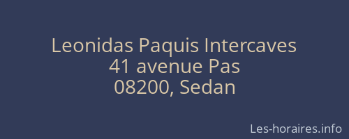 Leonidas Paquis Intercaves