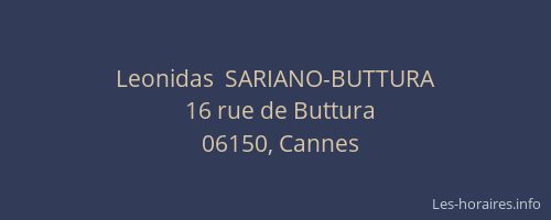 Leonidas  SARIANO-BUTTURA