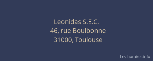 Leonidas S.E.C.