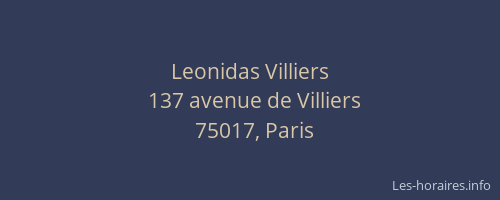 Leonidas Villiers
