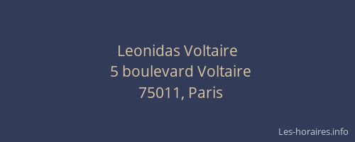 Leonidas Voltaire