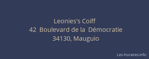 Leonies's Coiff