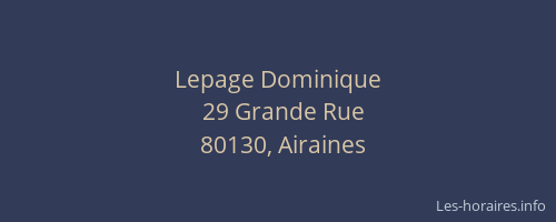 Lepage Dominique