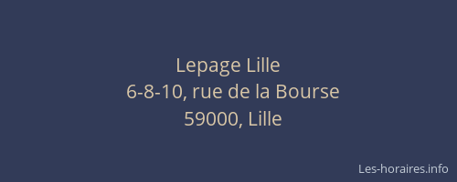 Lepage Lille
