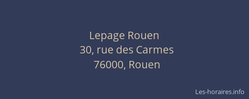Lepage Rouen
