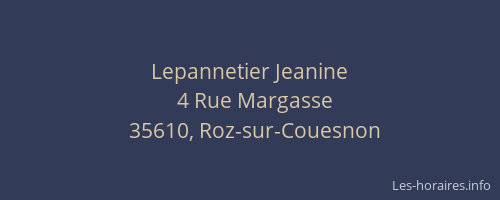 Lepannetier Jeanine