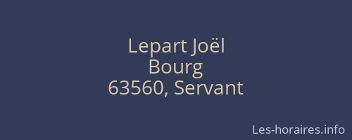Lepart Joël