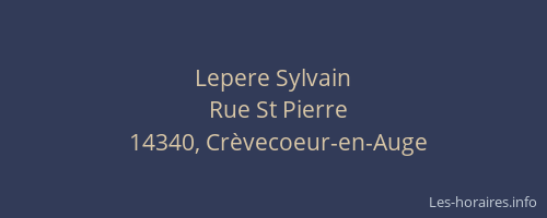 Lepere Sylvain