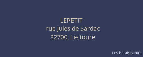 LEPETIT