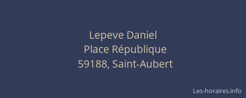 Lepeve Daniel