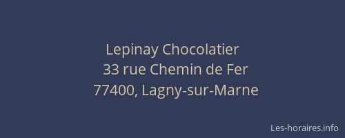 Lepinay Chocolatier