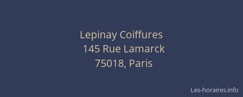 Lepinay Coiffures