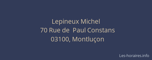 Lepineux Michel