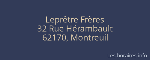Leprêtre Frères