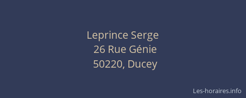 Leprince Serge
