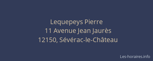 Lequepeys Pierre