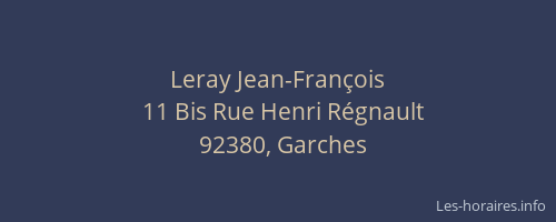 Leray Jean-François