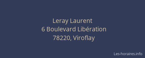 Leray Laurent