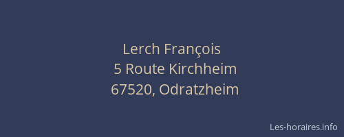 Lerch François
